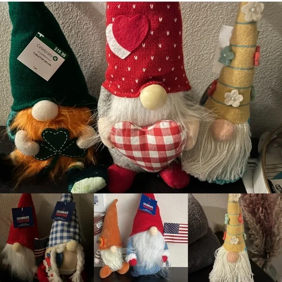 Holiday stuffed animals gnomes decor fall patriotic Easter fall st Patrick’s day - Picture 4 of 7
